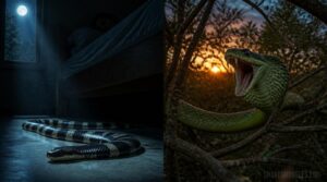 common krait and boomslang common krait and boomslang