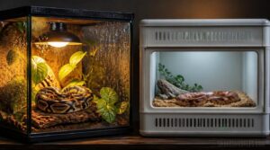 glass vs plastic snake terrariums: key differences glass vs plastic snake terrariums: key differences