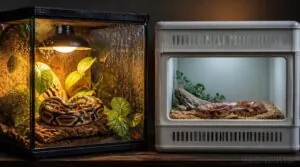 glass vs plastic snake terrariums: key differences glass vs plastic snake terrariums: key differences