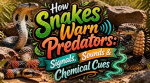 how snakes warn predators