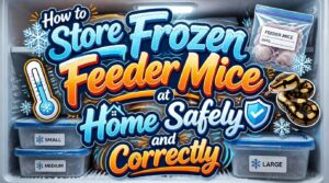 how to store frozen feeder mice at home