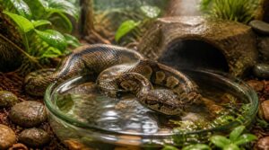land snakes in water land snakes in water