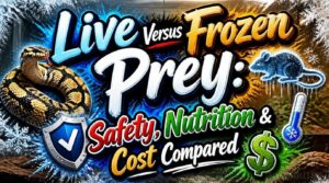 live versus frozen prey live versus frozen prey