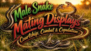 male snake mating displays