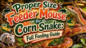 proper size feeder mouse for corn snake