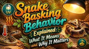 snake basking behavior explained