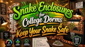 snake enclosures for college dorms