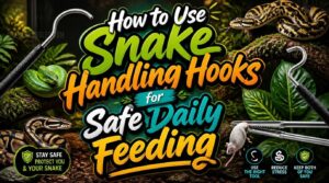 snake handling hooks for daily feeding routines