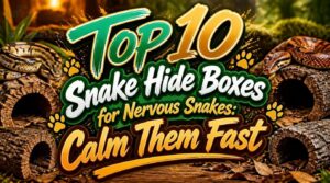 snake hide boxes for nervous snakes