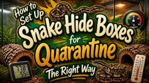 snake hide boxes for quarantine