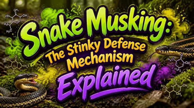 Snake Python Defense Snake Musking: The Stinky Defense Mechanism Explained