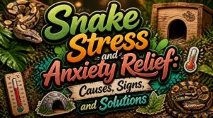 snake stress and anxiety relief