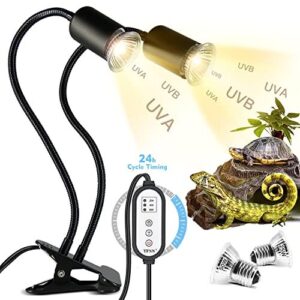 TFNN Reptile Heat Lamp, Double Head B0B73T4XFK
