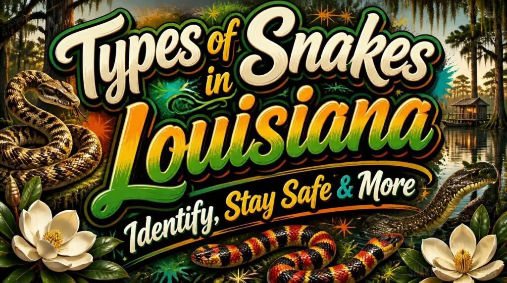 La Types Types of Snakes in Louisiana: Identify, Stay Safe & More