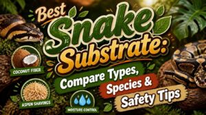 what substrate to use in snake terrarium