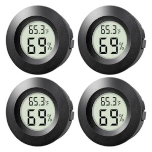 4 Pack Mini Hygrometer Thermometer Indoor B0DG8ZXZ5D