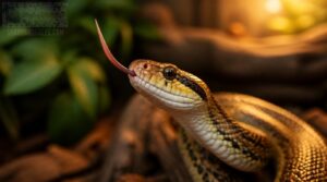 active, steady tongue flicking active, steady tongue flicking