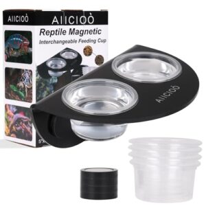 AIICIOO Gecko Feeder Ledge with B0BZRZ7XZC