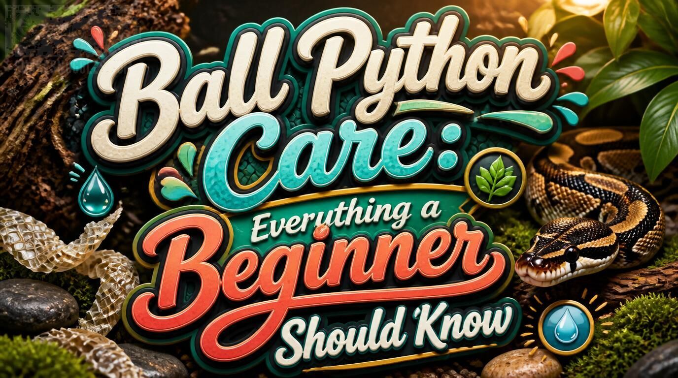 Ball Python Care: Everything a Beginner Should Know