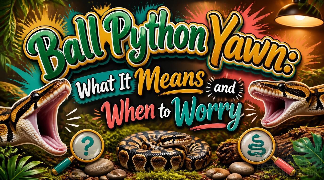 Ball Python Yawn: What It Means and When to Worry