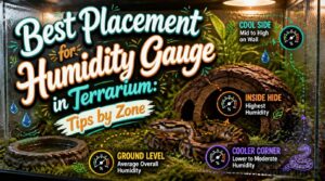 best placement for humidity gauge in terrarium