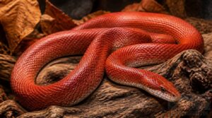 bloodred diffused corn snake bloodred diffused corn snake