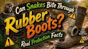 can snakes bite through rubber boots can snakes bite through rubber boots