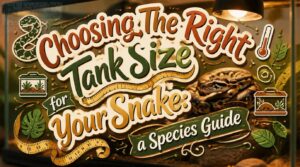choosing right tank size snake