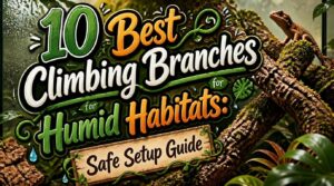 climbing branches for humid habitats
