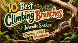 climbing branches for juvenile snakes