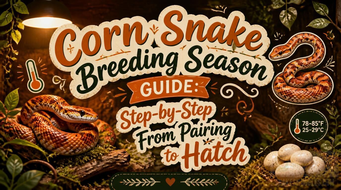 Corn Snake Breeding Season Guide: Step-by-Step From Pairing to Hatch