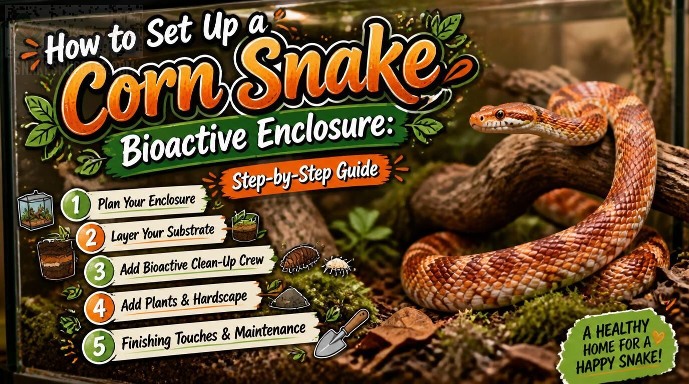 How to Set Up a Corn Snake Bioactive Enclosure: Step-by-Step Guide