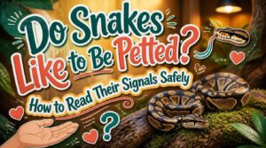 do snakes like to be petted do snakes like to be petted