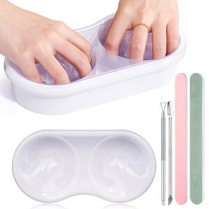 Dual Nail Soaking Bowl for B0DTH3PLWF