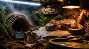 establish proper heating, humidity, and lighting establish proper heating, humidity, and lighting