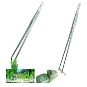 Extra Long Tweezers with Rubber B0DJBHVGD4