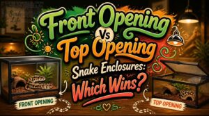front opening vs top opening snake enclosures