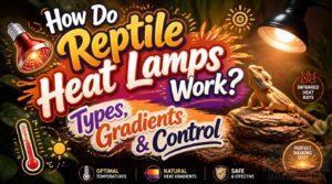 how do reptile heat lamps work