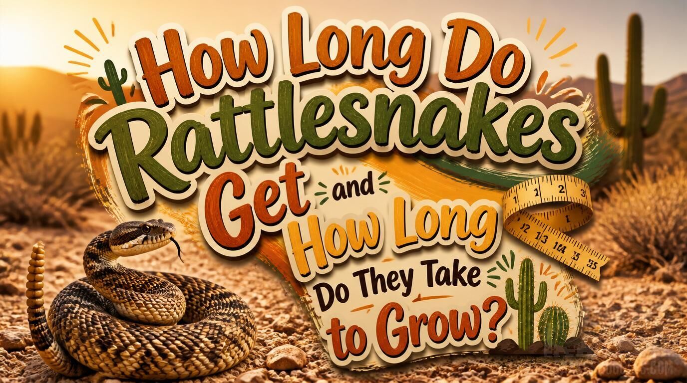How Long Do Rattlesnakes Get and How Long Do They Take to Grow?