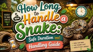 how long to handle snake