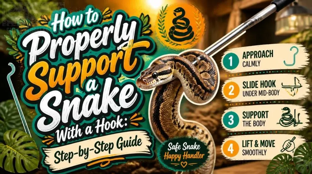 Snake Holdbacks How to Properly Support a Snake With a Hook: Step-by-Step Guide