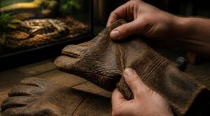 inspect gloves before every handling inspect gloves before every handling