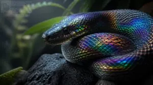 iridescent and rainbow-colored scales iridescent and rainbow-colored scales