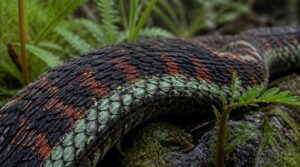 keeled scales and matte texture keeled scales and matte texture
