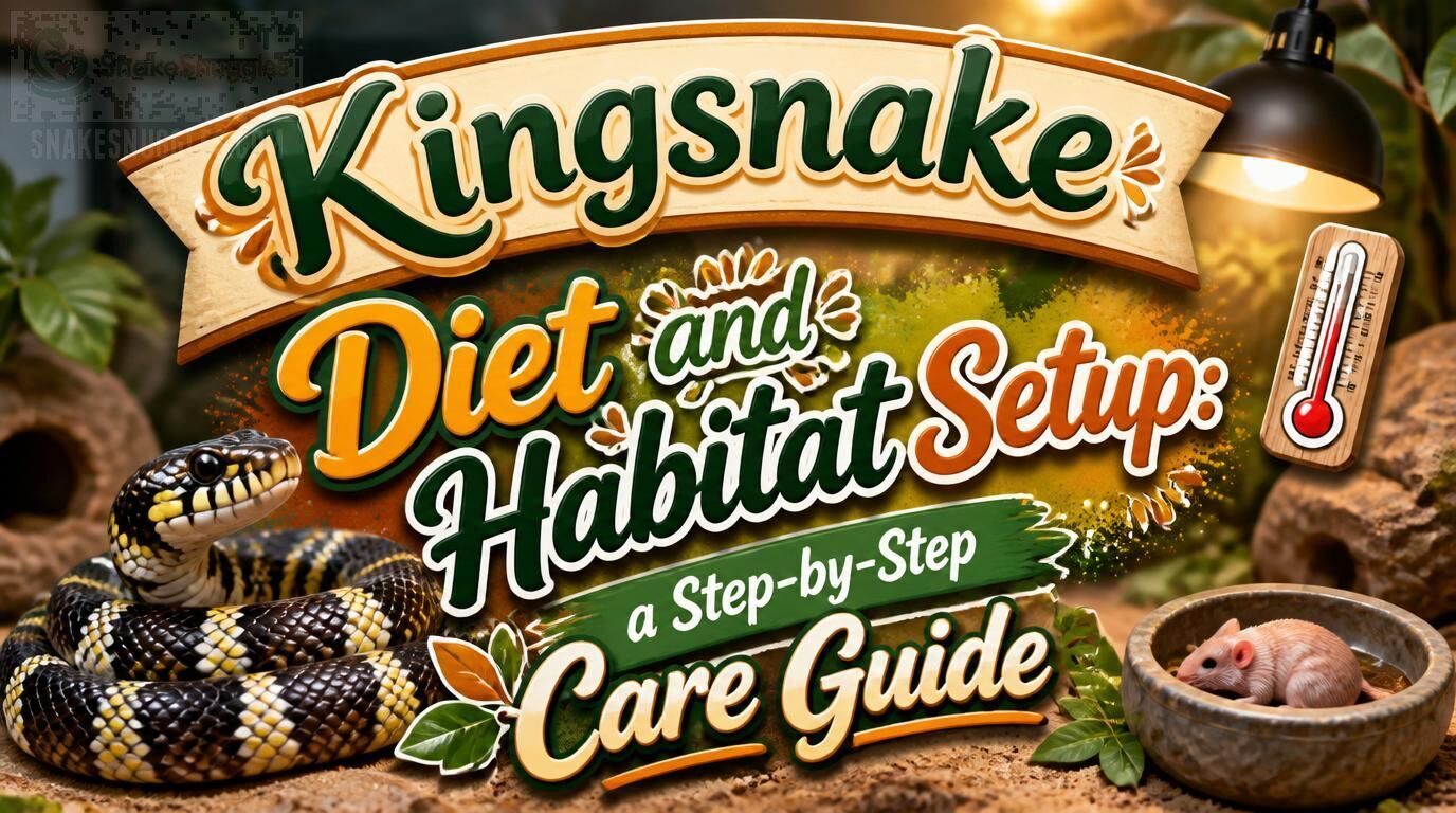 Kingsnake Diet and Habitat Setup: a Step-by-Step Care Guide