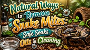natural ways to remove snake mites natural ways to remove snake mites