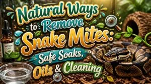 natural ways to remove snake mites natural ways to remove snake mites