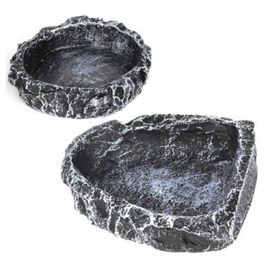 Reptile Water Dish Food Bowl B0D3BYD8V7