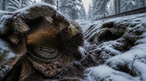 rotting logs and embankments rotting logs and embankments