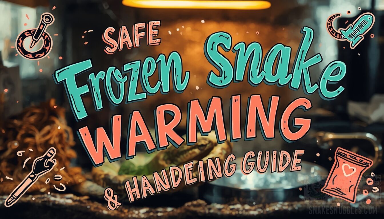 Safe Frozen Snake Feeding Tips: Thawing, Warming & Handling Guide